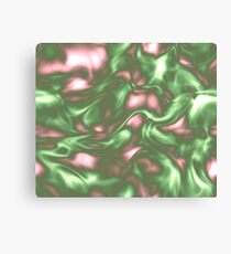 Dark Sea Green Liquid Canvas Print