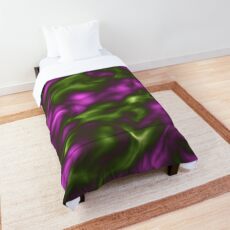 Violet Green Liquid Comforter