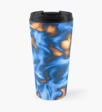 Light Sky Blue Liquid Travel Mug