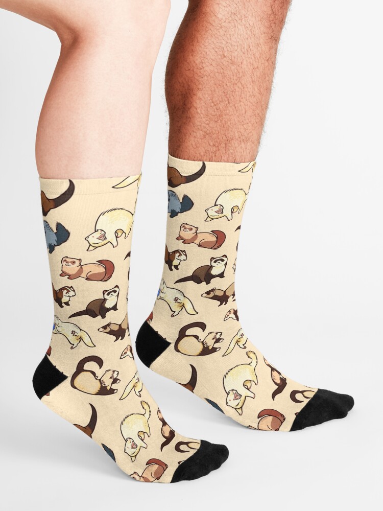 Alternate view of cat snakes Socks