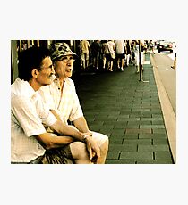 the art of conversation Photographic Print