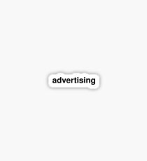 advertising Sticker