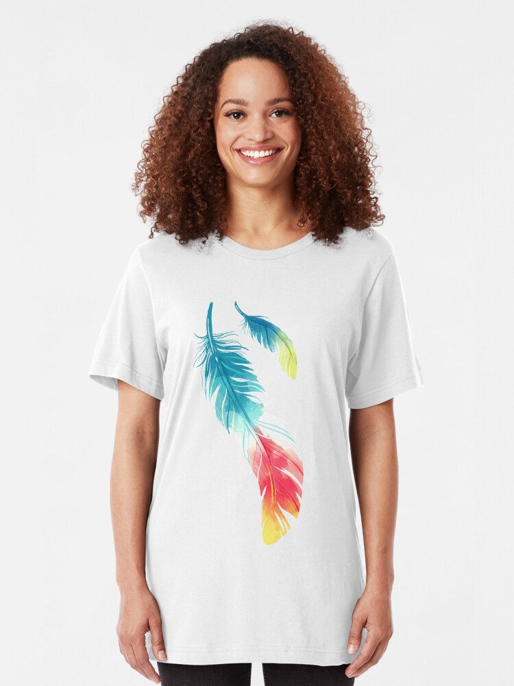 feather t shirt urban outfitters