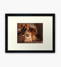 Astro and Karma Framed Print