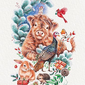 Christmas animals by Maria