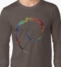 Colorful Debian Long Sleeve T-Shirt