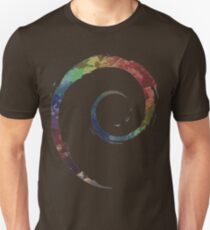 Colorful Debian Unisex T-Shirt