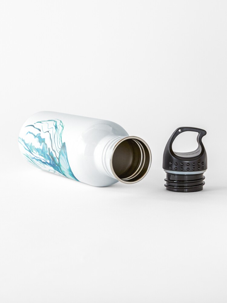 Alternate view of Watercolor Jellyfish Water Bottle