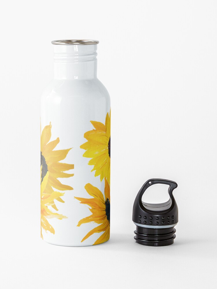 Alternate view of Painted sunflower bouquet Water Bottle