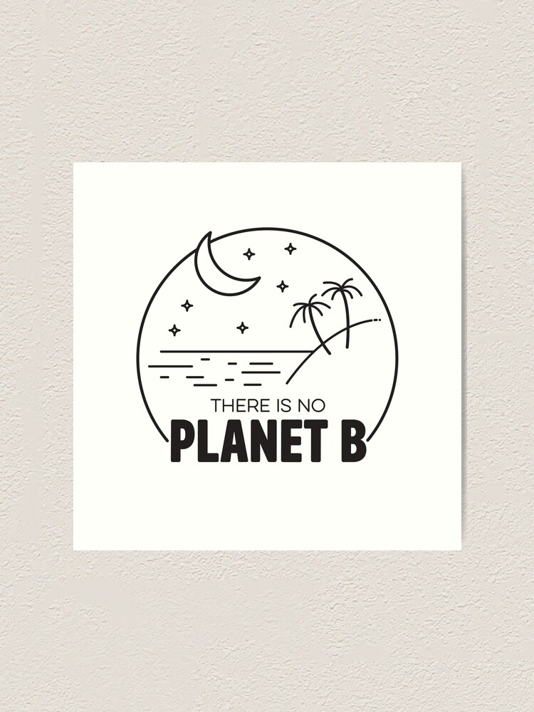 Alternate view of No Plan B - Black Art Print