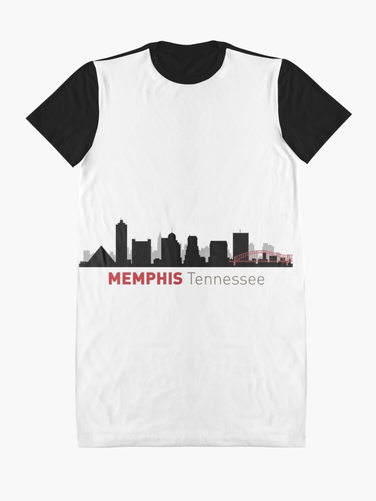 Alternate view of Memphis Skyline Graphic T-Shirt Dress