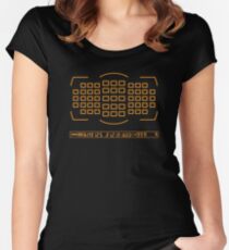 Photographer camera viewfinder Women's Fitted Scoop T-Shirt