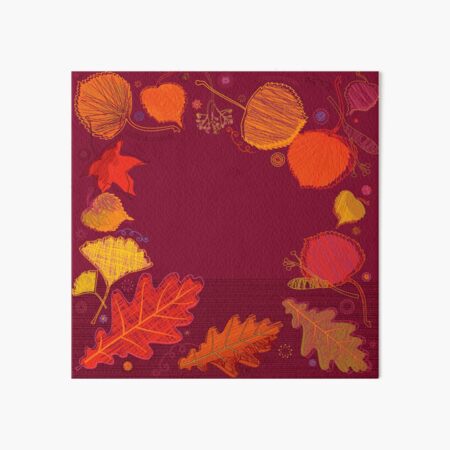 Autumn Leaves Art Board Print