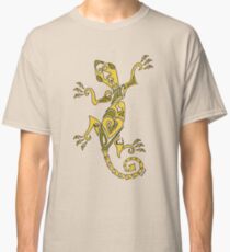Lizard Tattoo Yellow Classic T-Shirt