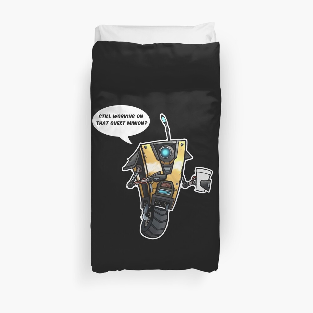 Borderlands Claptrap Duvet Cover