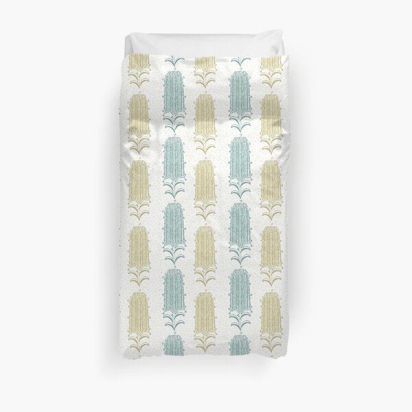 Hand drawn Banksia Wildflower Pattern Duvet Cover
