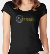 Official photographer Women's Fitted Scoop T-Shirt