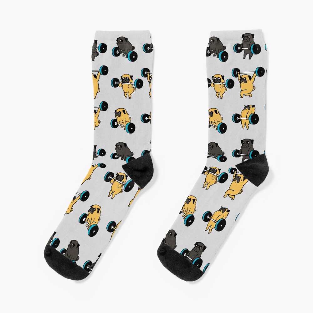 OLYMPIC LIFTING PUGS Socks