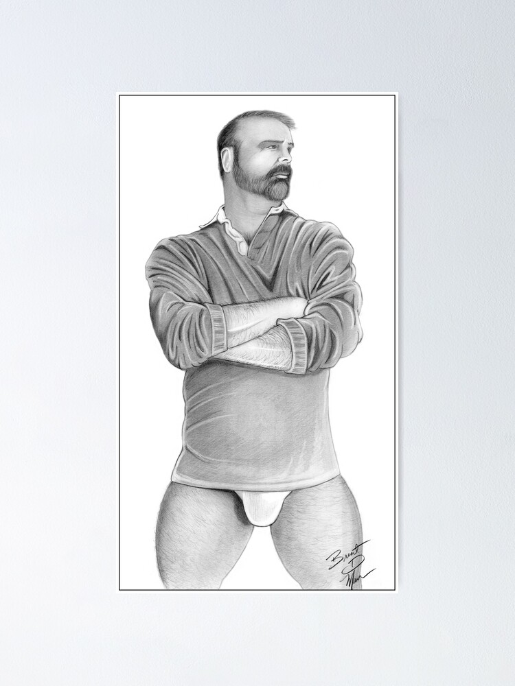 Hot Guy Next Door Poster By Mrcubpdx Redbubble