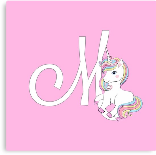unicornlettersabcpersonalised gift ideas letter m