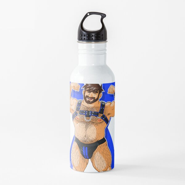 ADAM LIKES HARNESS - BLUE Water Bottle
