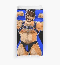 ADAM LIKES HARNESS - BLUE Duvet Cover