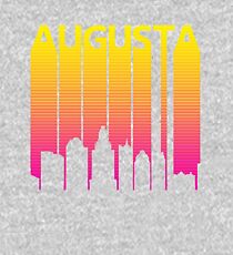Retro 1980s Augusta City Skyline Kids Pullover Hoodie