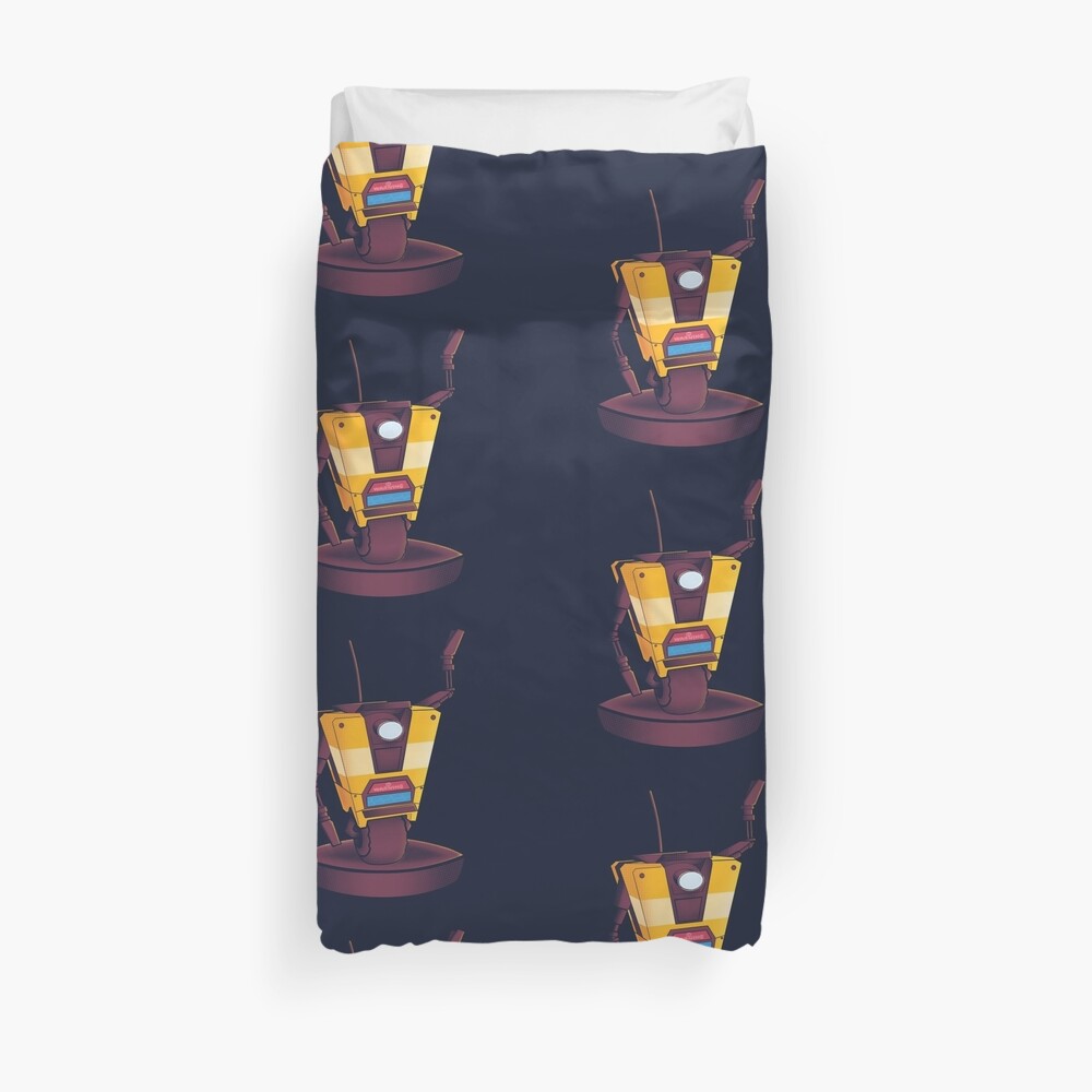 Waving Claptrap! Duvet Cover