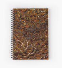 Rusty Gold Spiral Notebook