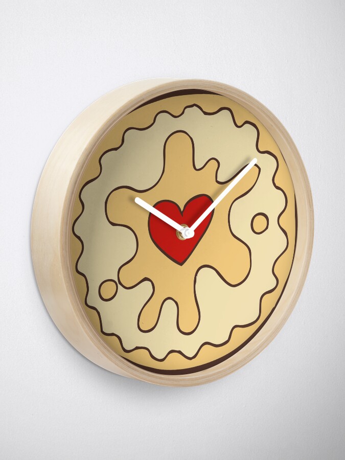 Alternate view of Jammy Dodger British Biscuit Clock
