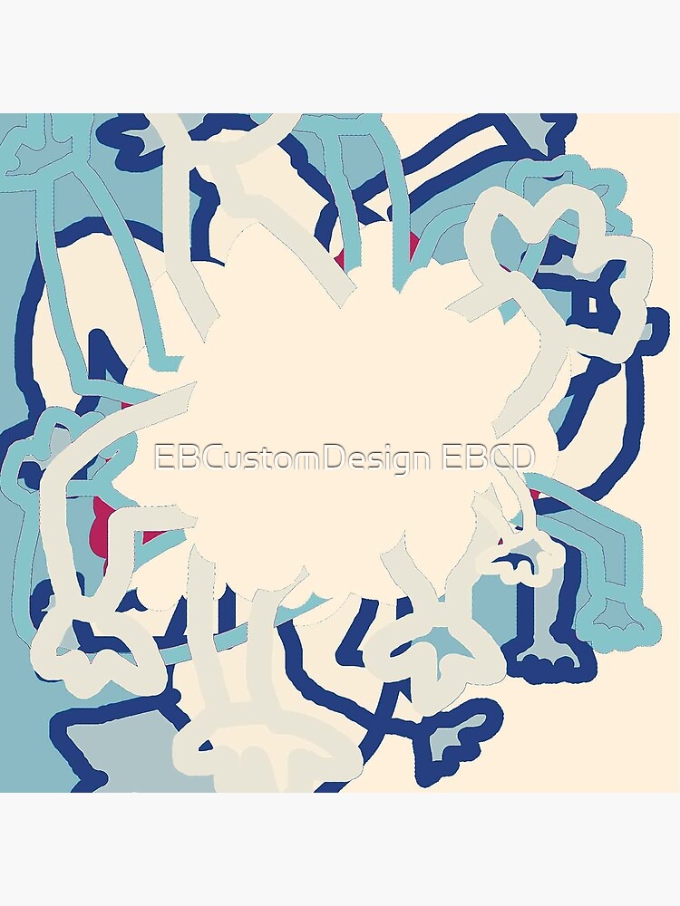 Digital Abstract Illustration, Rowdy Collection Designs by elizbeards