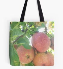 Picking Apples Tote Bag