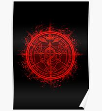 Menschlicher Transmutationskreis. Fullmetal Alchemist Poster