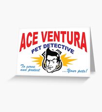 Ace Ventura Pet Detective shirt (Business Card) Greeting Card