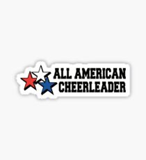All American Cheerleader Sticker