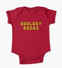 Geology Rocks Baby Body Kurzarm
