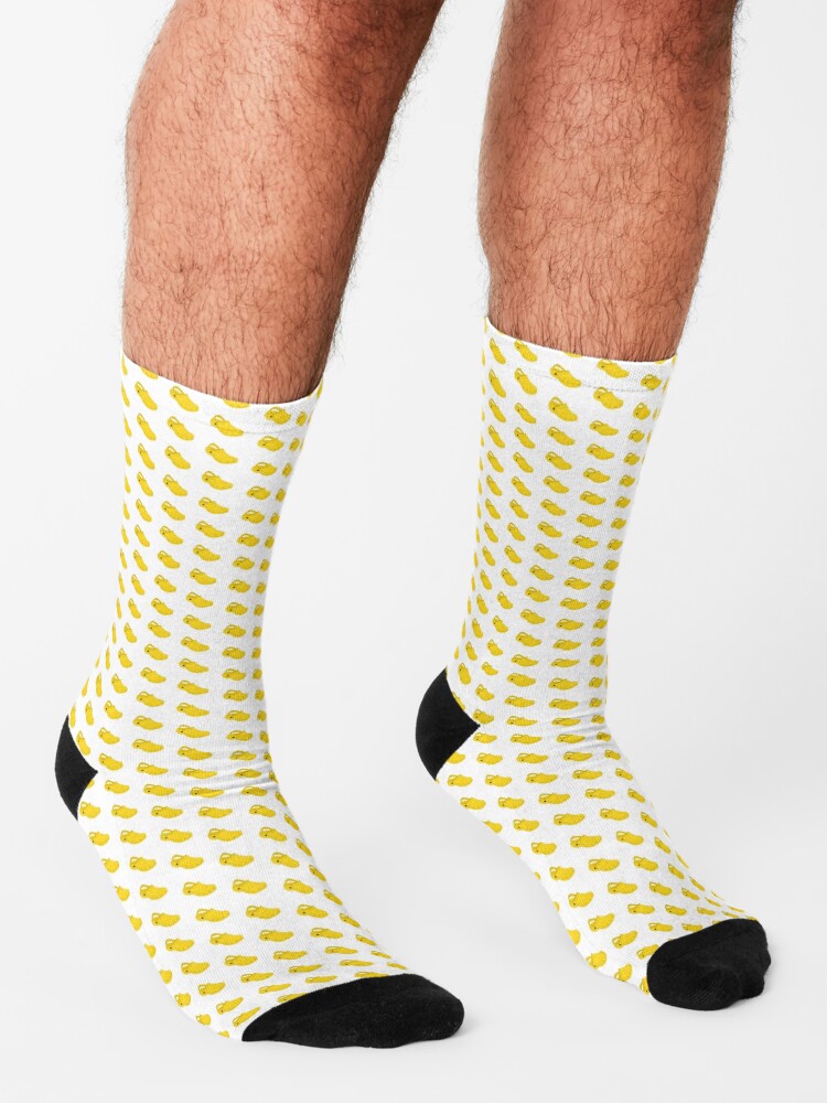 Alternate view of Croc Socks (Yellow) Socks