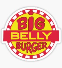 Big Belly Burger shirt - Arrow, Diggle, Starling City Sticker