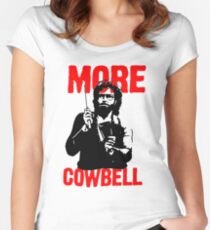 More Cowbell T-Shirt Women's Fitted Scoop T-Shirt