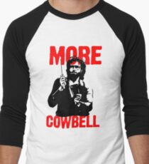 More Cowbell T-Shirt Men's Baseball ¾ T-Shirt