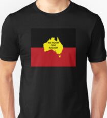 No Room for Racism - Aboriginal Flag (zoomed out) Unisex T-Shirt