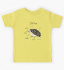 Anatomy of a Hedgehog Kids Tee