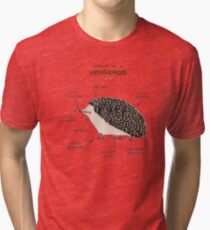 Anatomie eines Igels Vintage T-Shirt