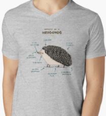 Anatomy of a Hedgehog Men's V-Neck T-Shirt