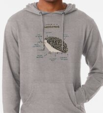 Anatomy of a Hedgehog Lightweight Hoodie