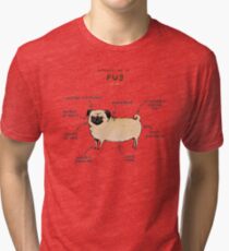 Camiseta de tejido mixto Anatomía de un barro amasado