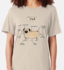 Anatomy of a Pug Slim Fit T-Shirt