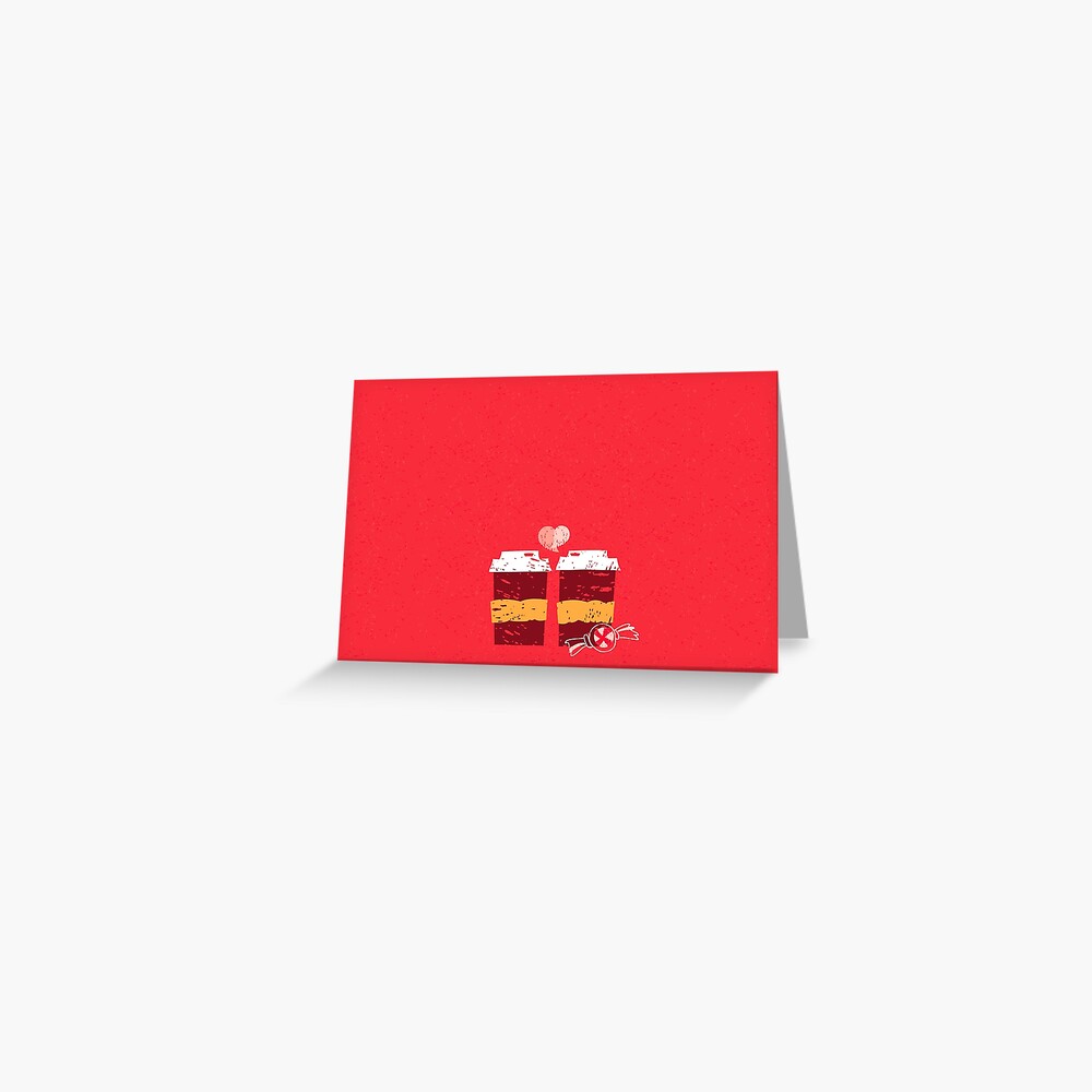Coffee for Two Greeting Card