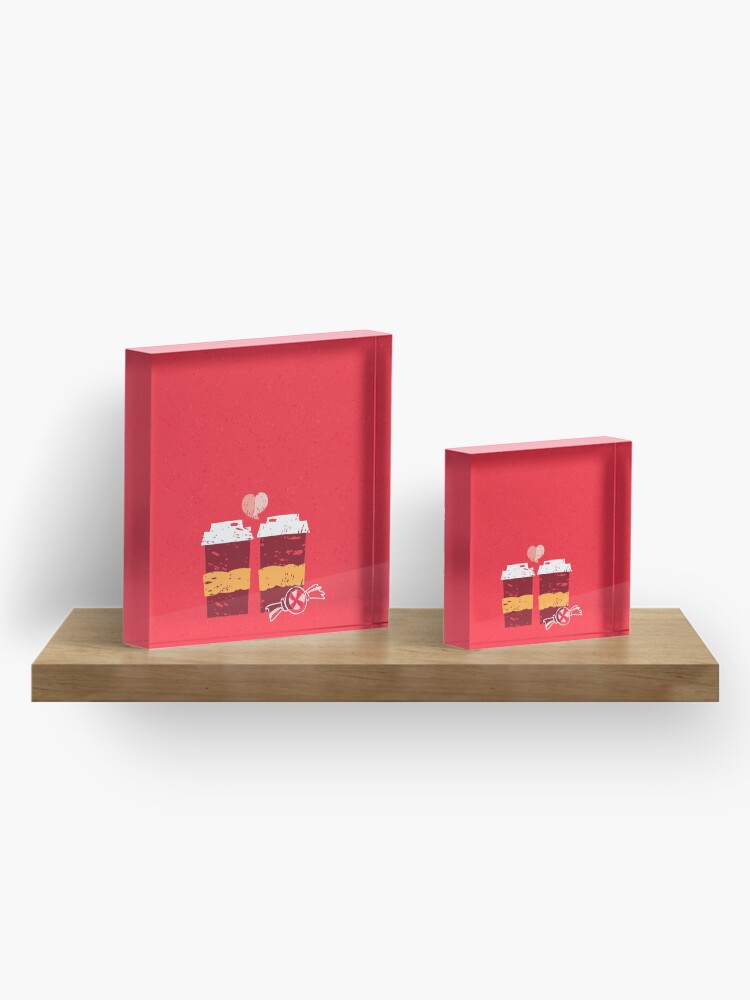 Alternate view of Coffee for Two Acrylic Block