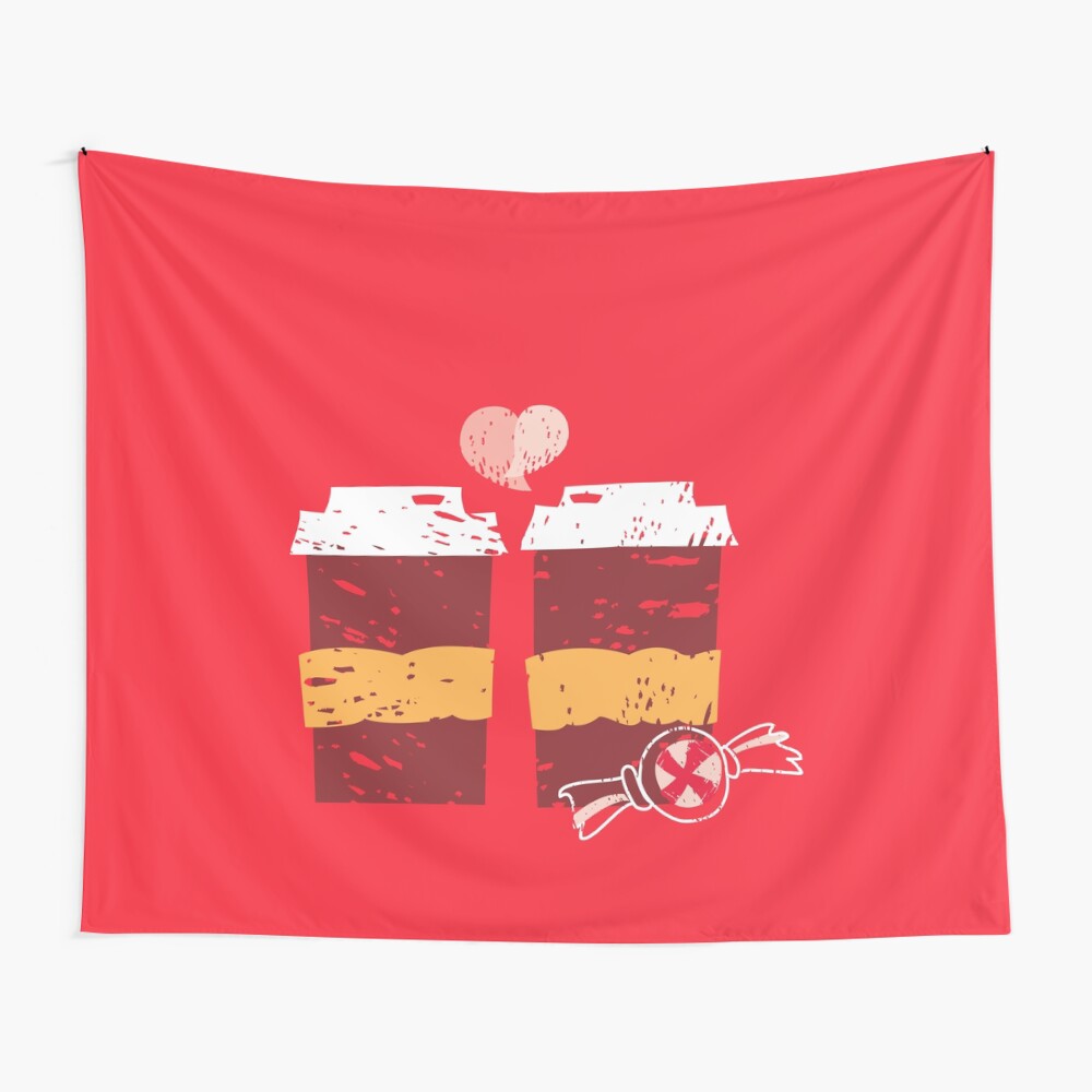 Coffee for Two Wall Tapestry